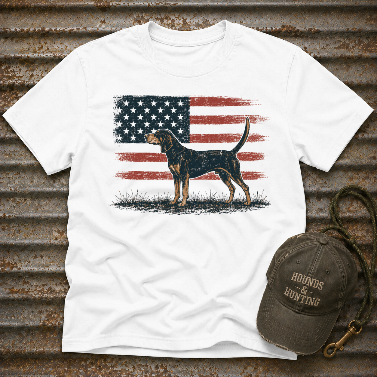 American Black and Tan T-Shirt