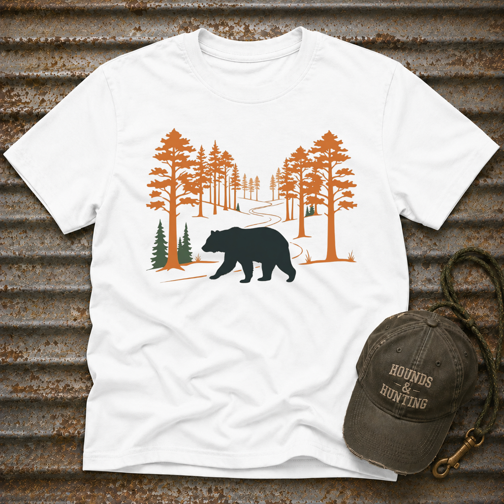 Bear Walking In The Woods T-Shirt