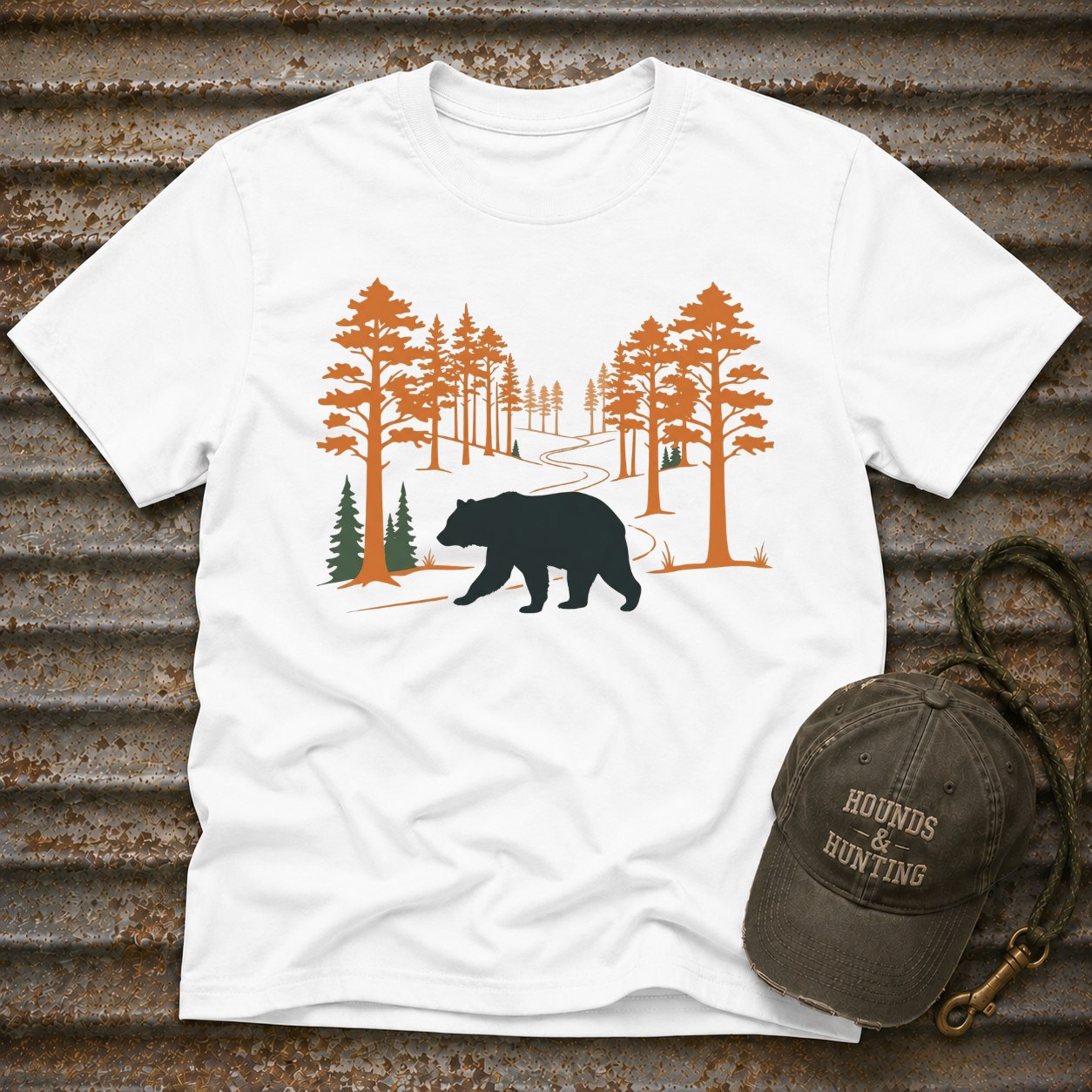 Bear Walking In The Woods T-Shirt