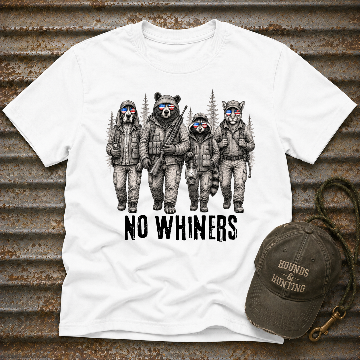 Americana Animals No Whiners T-Shirt
