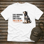 Early Mornings - Blue Tick T-Shirt